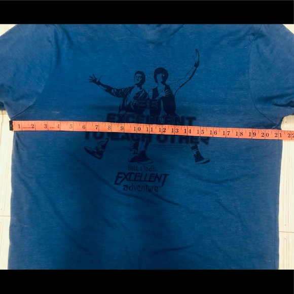 3/25 🌻 Large Blue Tee- Bill & Ted - Picture 6 of 9